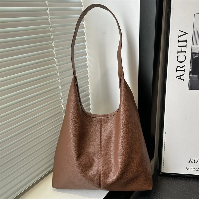 حقيبة كتف جلد PU فاخرة