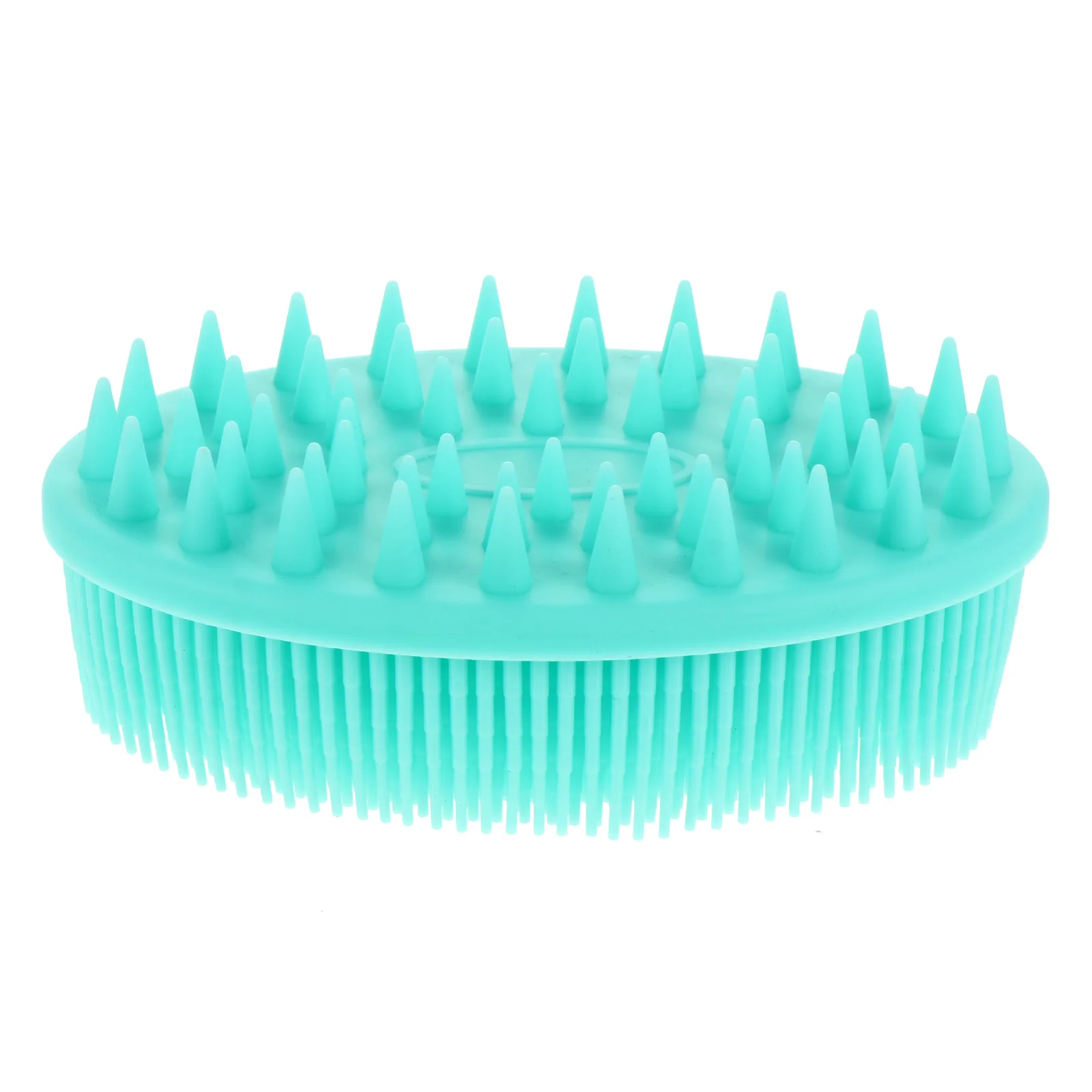 

Silicone Bath Brush Loofah Body Scrubber Shampoo Brush Hair Scalp for Kids Men Skin Exfoliation