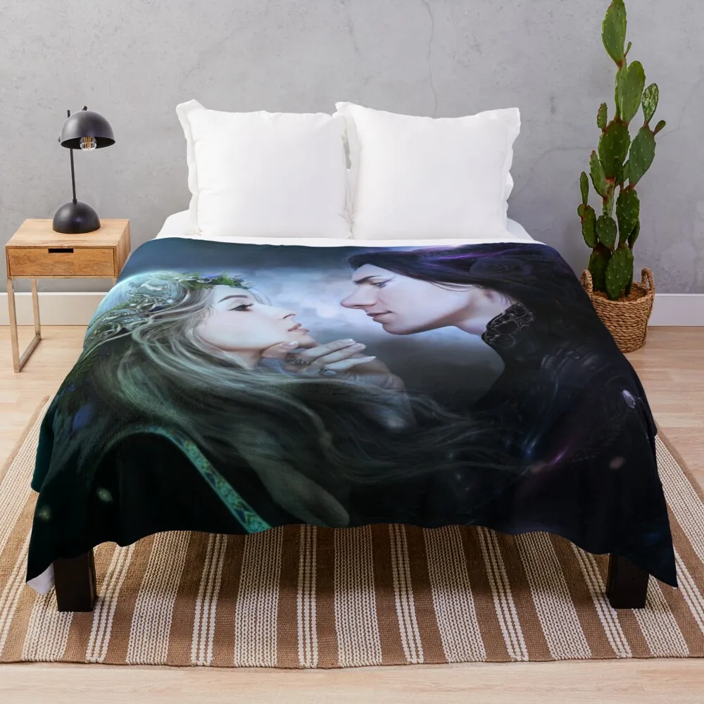 

Hades and Persephone Throw Blanket Decorative Bed Blankets Dorm Room Essentials