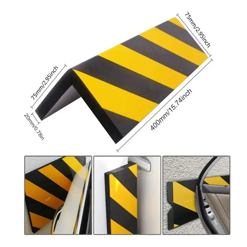 wall corner guard 4PCS Garage Wall Protector Foam Edge Corner Bumper Wall Corner Guard Cars Anti-collision Sticker Garage Columns Anti Scratch