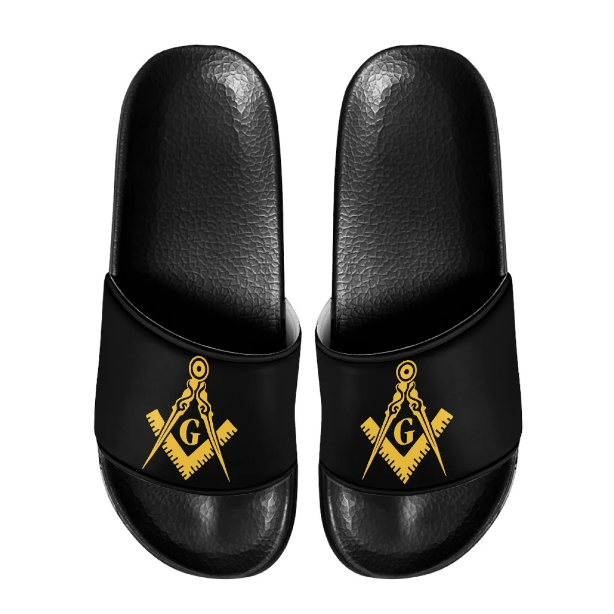 Freemasonry Desgin Print Ladies Slippers Casual Lightweight Pool Slides For Summer Comfortable Wear-Resistant Women Shoes тапки