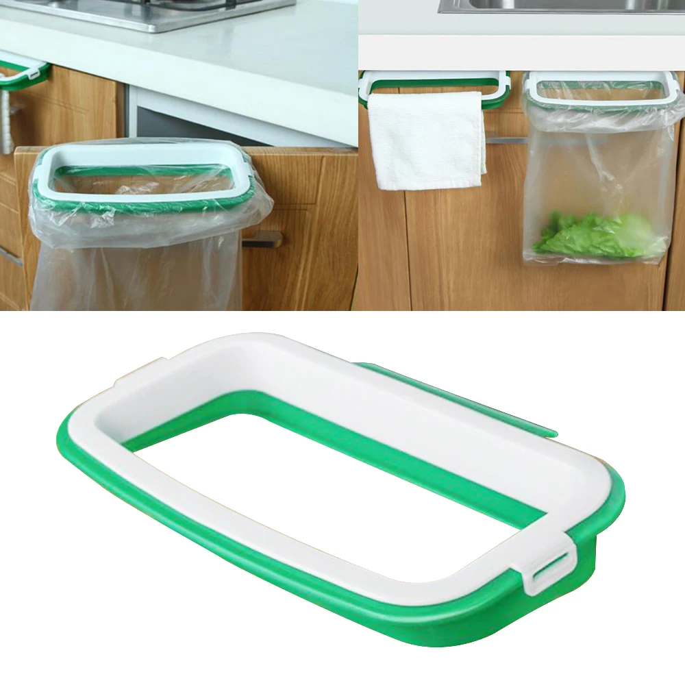 Trash Rack Holder Garbage Rack Super Strong Trash Bag Garbage Bag Hanger Rubbish Holder Hanging Trash Rubbish Holder Can Bin Plastic Bracket Stand Rack