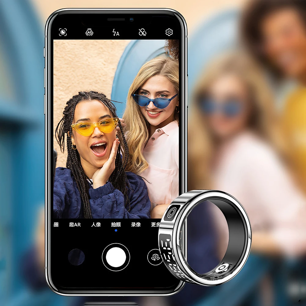 RS08 Smart Ring wearing example