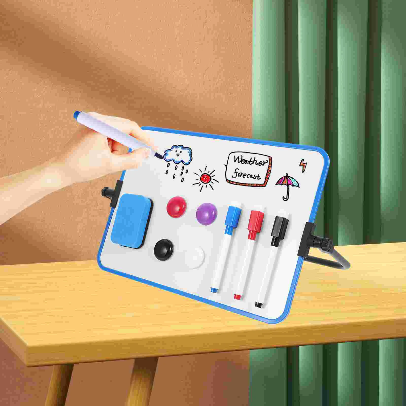 Small Double-Sided Magnetic Whiteboard Dry Erase Portable Calendar Office Note Message Stand Easel Writing Tablet dry erase whiteboard,magnetic whiteboard,magnetic dry erase board