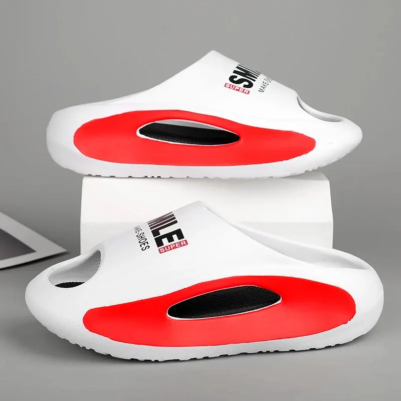 Men's Slippers High Quality EVA Soft Thick Soled Slippers Women's Fashion Wear Home Home Sandals Men's Beach Shoes