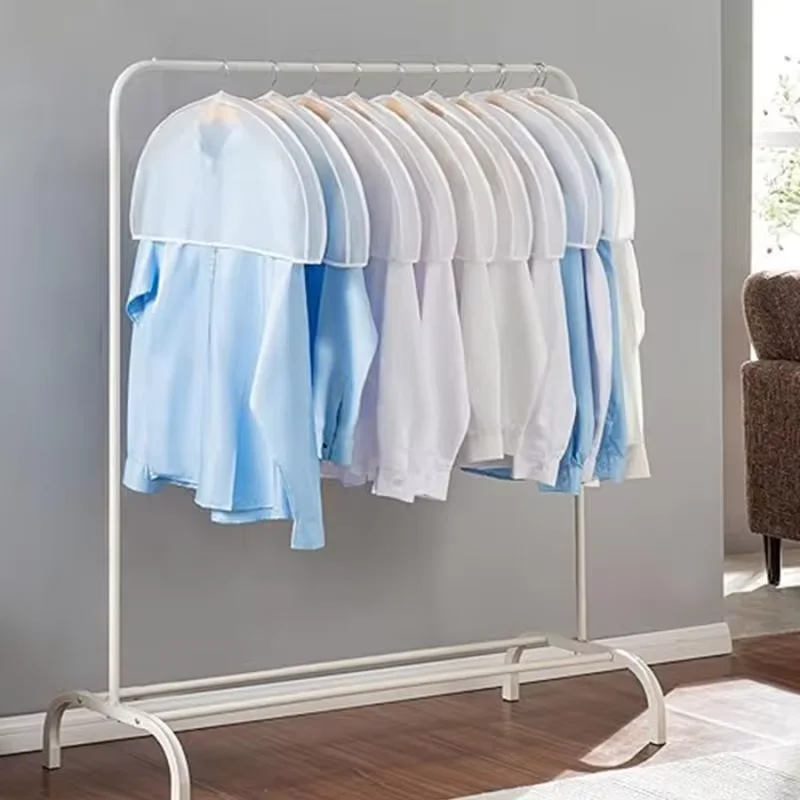6 Pcs Clear Garment Bag Suit Bags Hanging Dust-Proof Clothes Cover Bag with Zipper for Suit, Coat, Dress Closet Clothes Storage 3