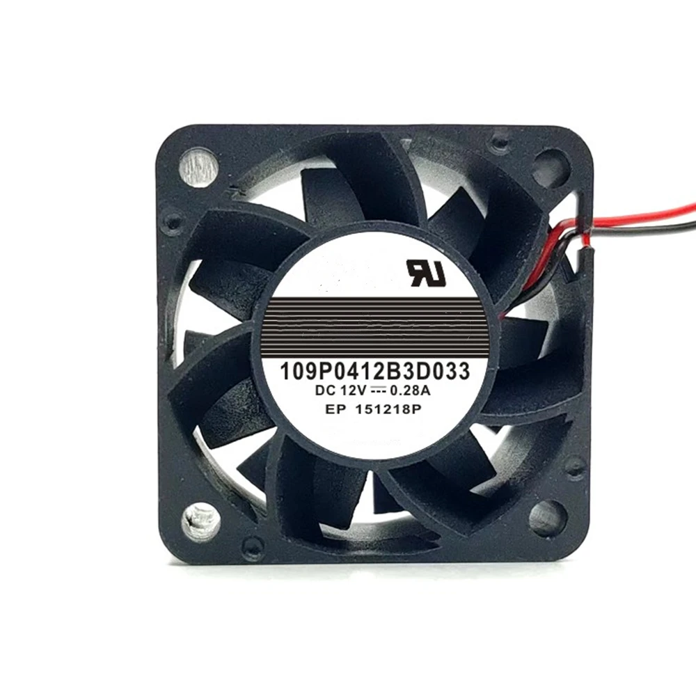 

Cooling Fan 109P0412B3D033 DC 12V 0.28A 4028 40X40X28MM 2-Wire