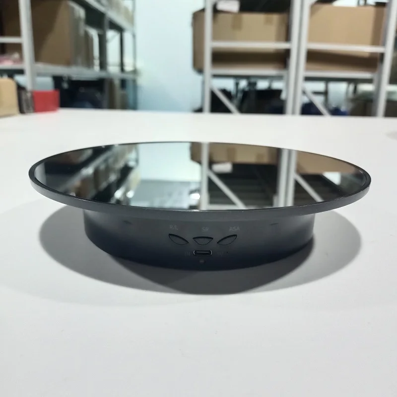 Jewelry Display Stand Rotating Display Stand Rotating Turntable Plate 360 Degree Electric Rotating Display Stand Jewelry Show Holder 20cm Turntable for Product Display Photography Video Shooting