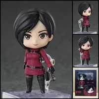 تمثال أنمي على طراز Q-Version من لعبة Resident Evil 4 Remake 2337 #   ليون 2761 #   ديكور مكتبي قابل للتجميع بتصميم وجه آدا وونج المتحرك للمعجبين 1