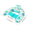 2 Pack Inflatable Pool Float Chair - Floating Pool Chair Lounge Floats for Swimming Pool Water Chair Pool Lounger with Cup Holde 6
