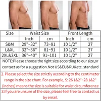Hommes Abdomen réducteur Sauna corps Shaper Fitness sueur tondeuse ceinture taille formateur ventre minceur Shapewear taille formateur Corset nous 3