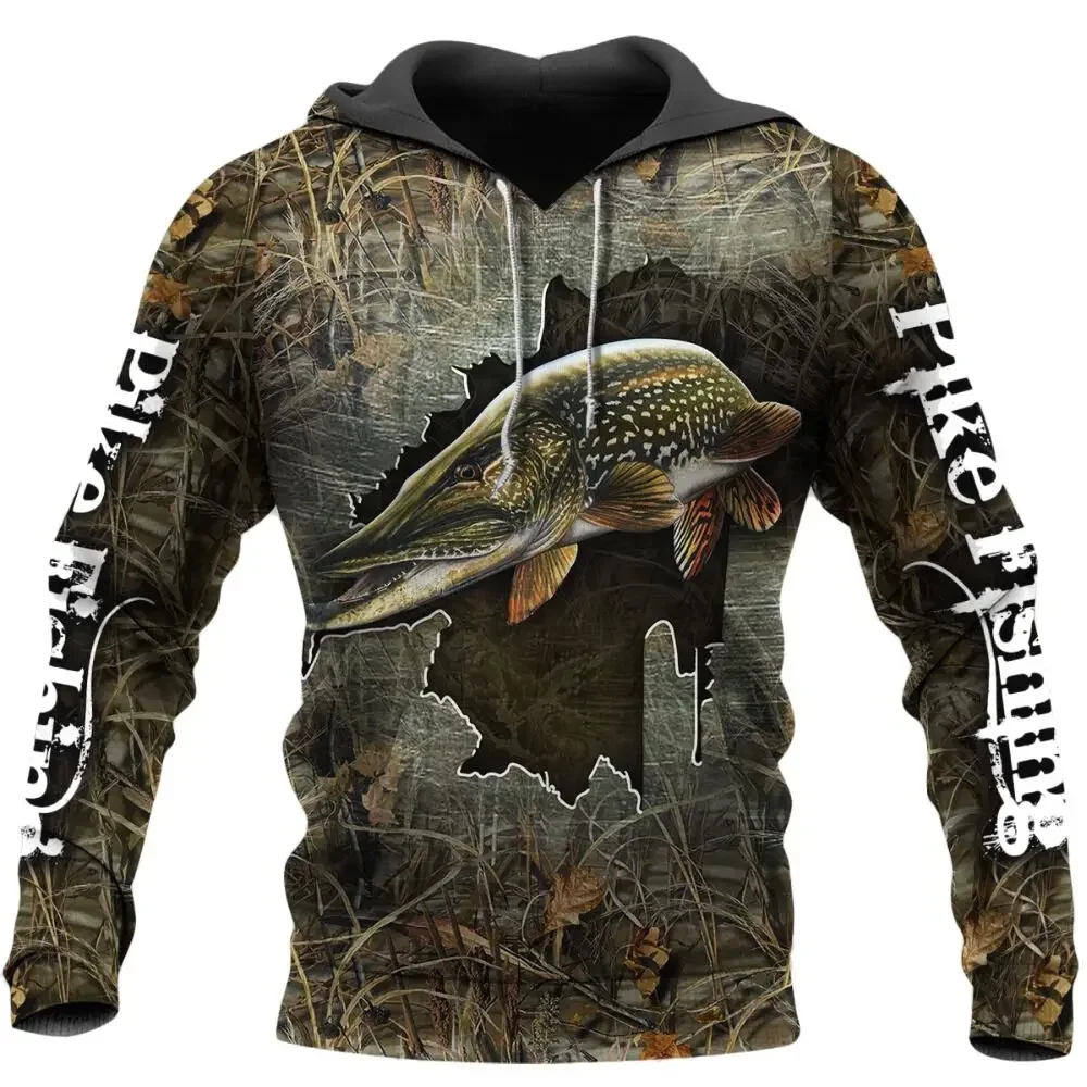 Cool Carp Fishing 3D printed Fashion Men's Hoodie  Harajuku sweatshirt unisex casual pullover hoodie  XXS-6XL