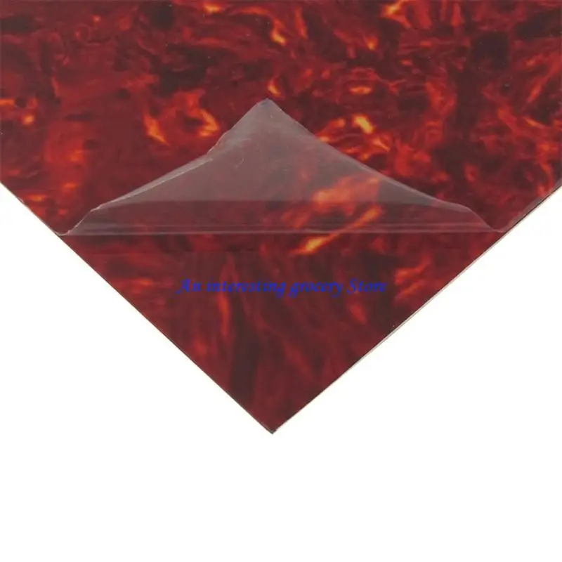 652d Blatt Volksgitarren-Pick-Guard Blank Material Gitarre Kratzplatte Selbstklebender Pickguard-Aufkleber für Akustikgitarre