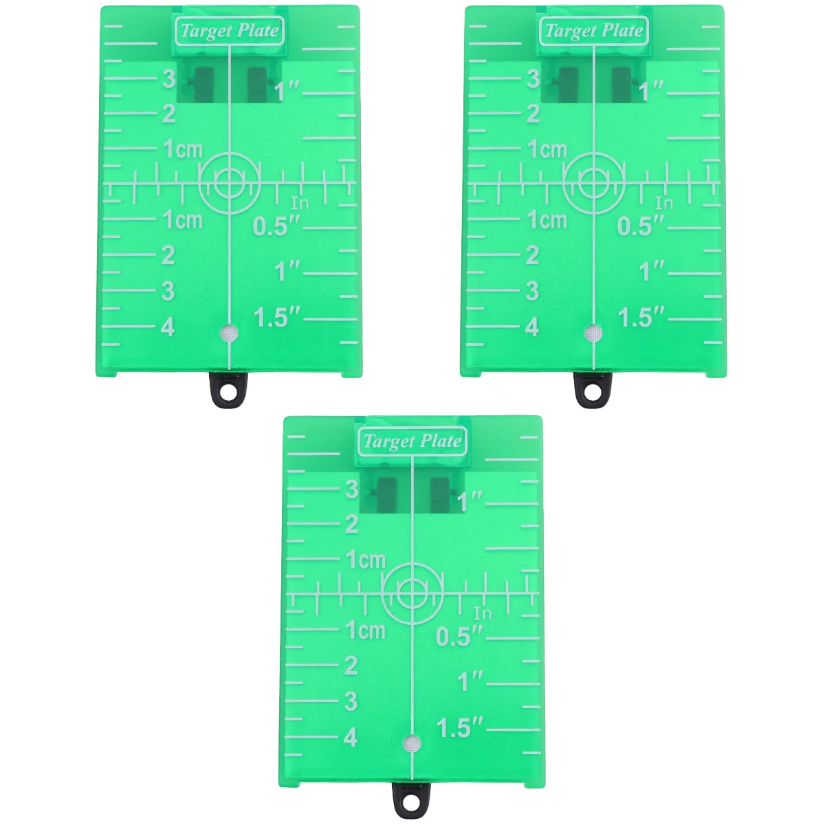 

3 шт. Магнитная пластина без заусенцев для платы уровня с зелеными линиями (зеленая)