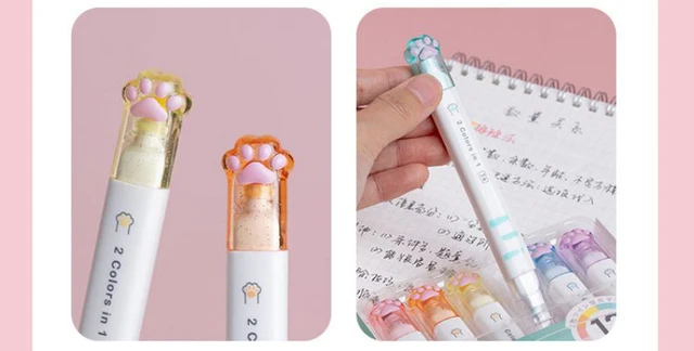 Sabary 48-Piece Candy Highlighter Set - Mini Chisel Tip Markers Assorted Colors