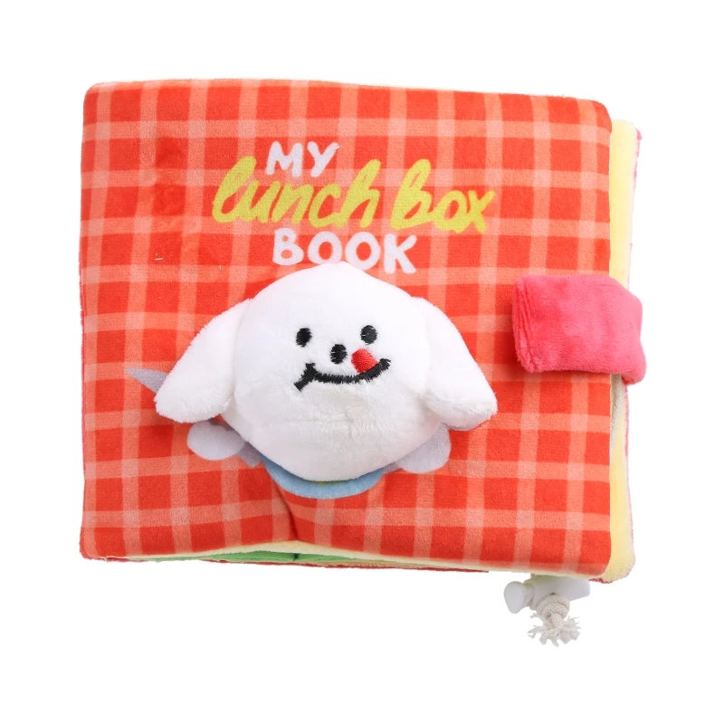

Dog Snuffle Plush Toy Dispensing Book for Dogs Interactive Stuffed Squeaky Toy