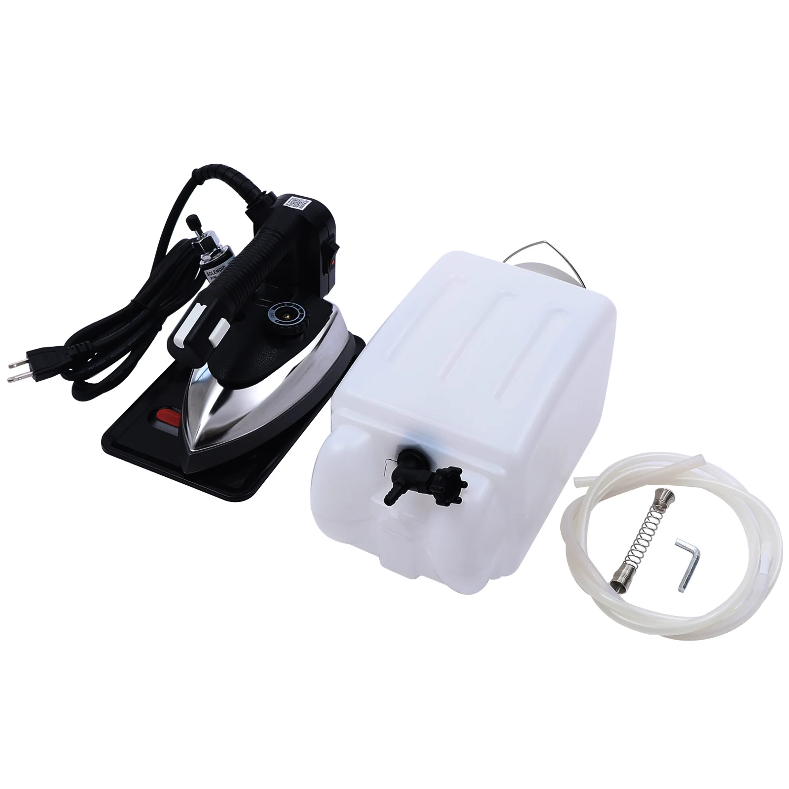 1200W Industrial Electric Steam Iron with 0.79 Gallon Water Tank Adjustable Temperature 140~428℉ with Scald-prevention Plate 3