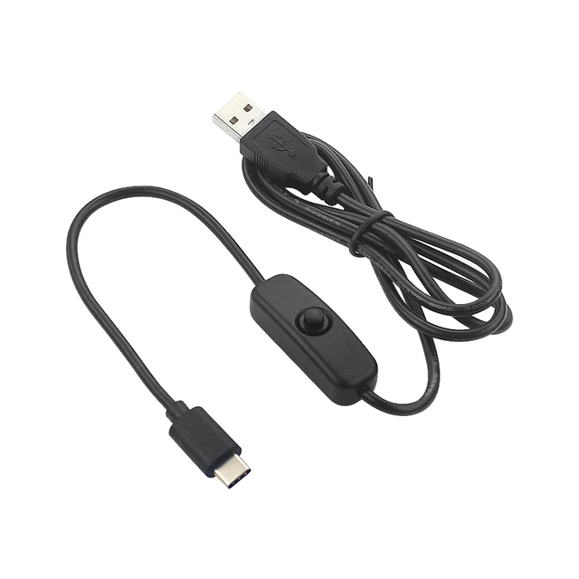 Cable extensor USB 2,0/3,0, sincronización de datos, con interruptor de  encendido y apagado, indicador LED para Raspberry Pi PC, ventilador,  lámpara LED - AliExpress