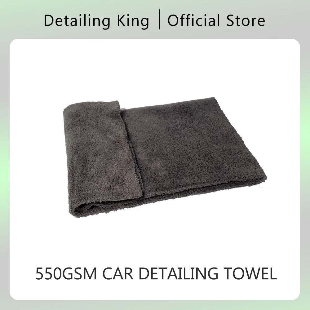 Detailing King 550gsm Edgeless Microfiber Car Cleaning Towel Ultra Soft
