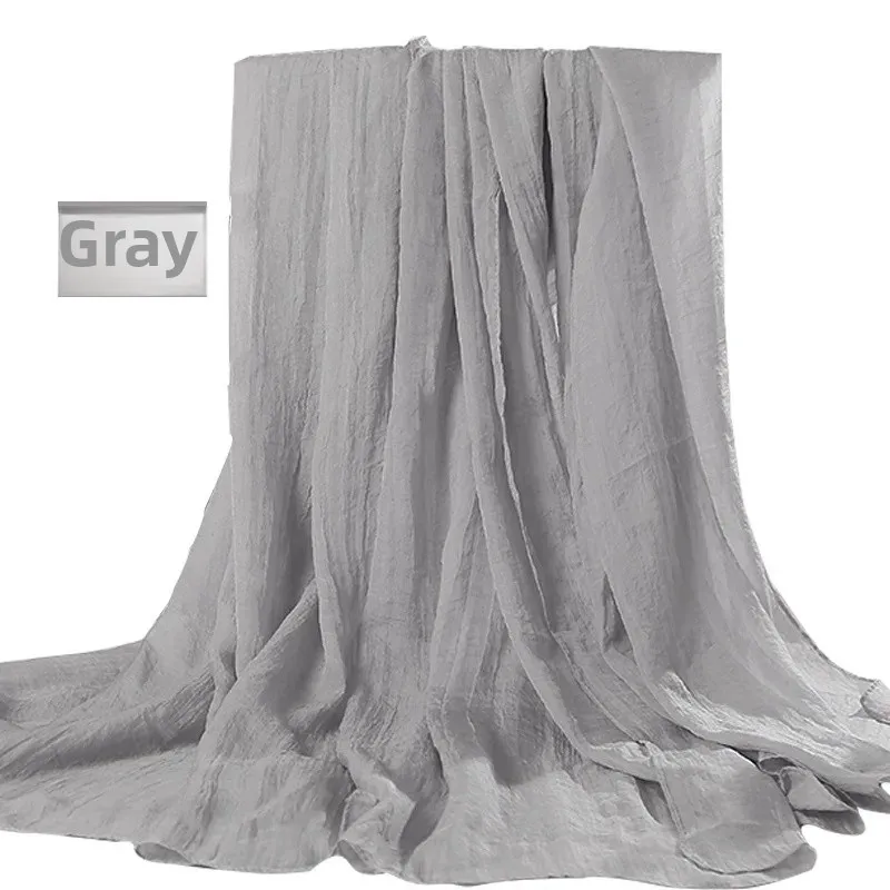 Elegant Ultra-Light Silk Scarf: Women's Red Sunscreen Beach Wrap Accessory