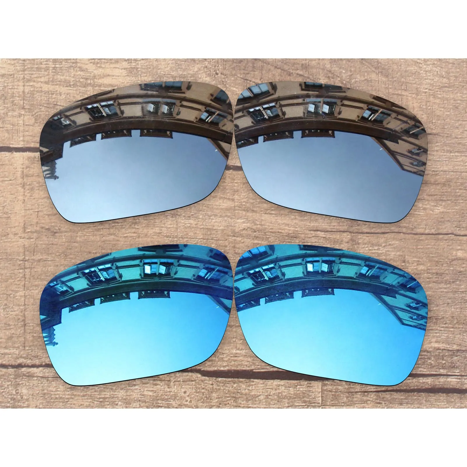 Bwake Polarized Replacement Lenses For Arnette Heist 2.0 AN4215 Sunglasses - Ice Blue