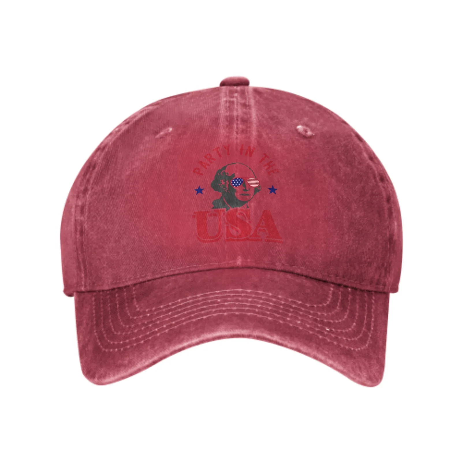 Party In The Usa Hat Adjustable Baseball Cap Cotton Cowboy Hat, Fashionable for Man Woman