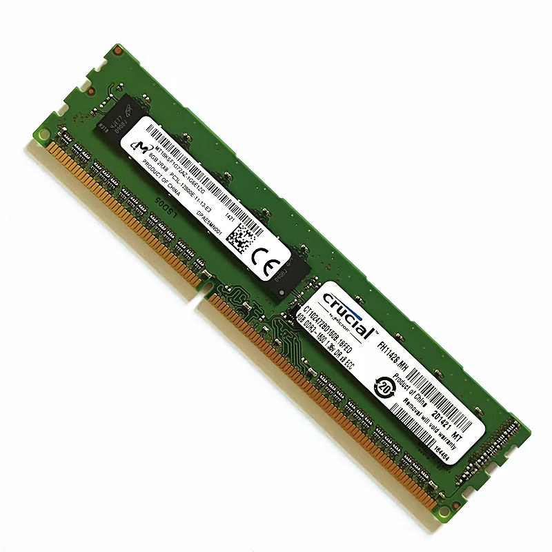 ex Persona australiana Infantil Micron memoria RAM DDR3 ECC UDIMM, 8GB, 1600MHz, 8GB, 2RX8, PC3L 12800E 11  13 E3, DDR3, para servidor de escritorio, 8GB, 1600| | - AliExpress