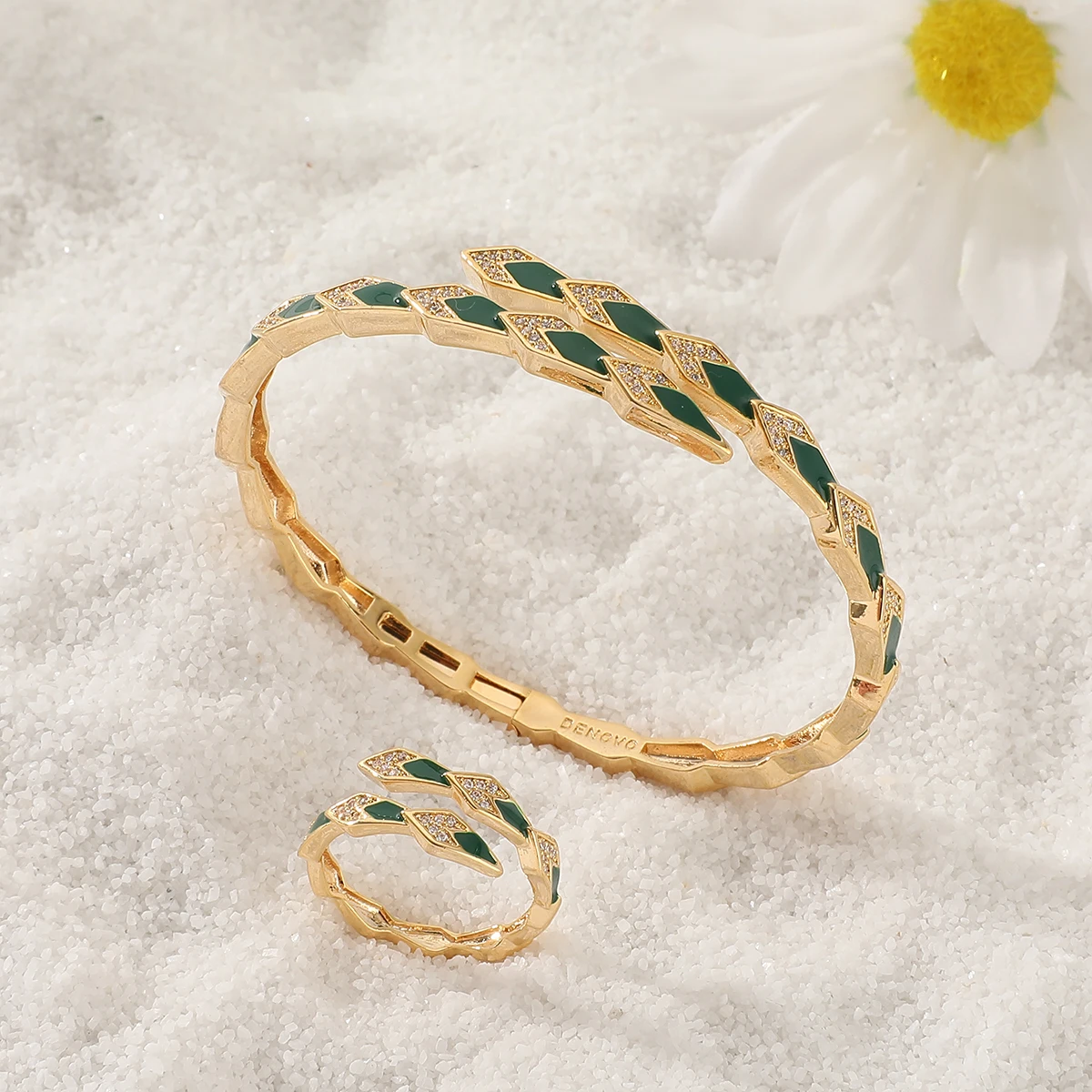 New Fashion Colorfull Enamel Dripping Oil Zircon Bracelet For Women