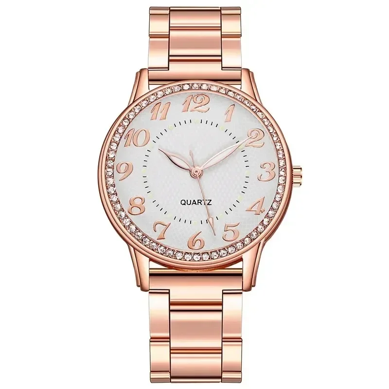 New Fashion Women Bracelet Quartz Watches Women Classic Business Simple Steel Band Watch Ladies Big Dial Quartz Clock Gifts