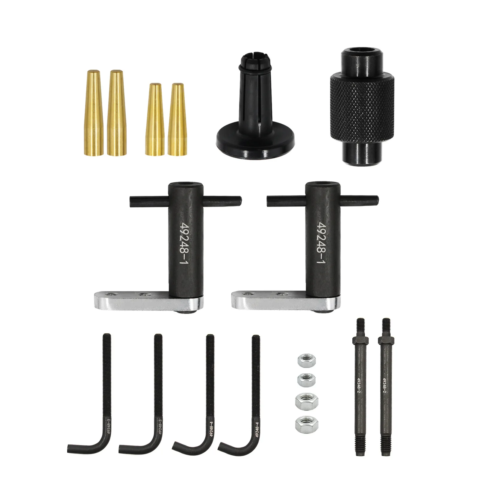 6706 연료 인젝터 레일 어셈블리 리무버 및 GM245 연료 인젝터 씰 도구 GM 엔진에 완벽하게 맞습니다.