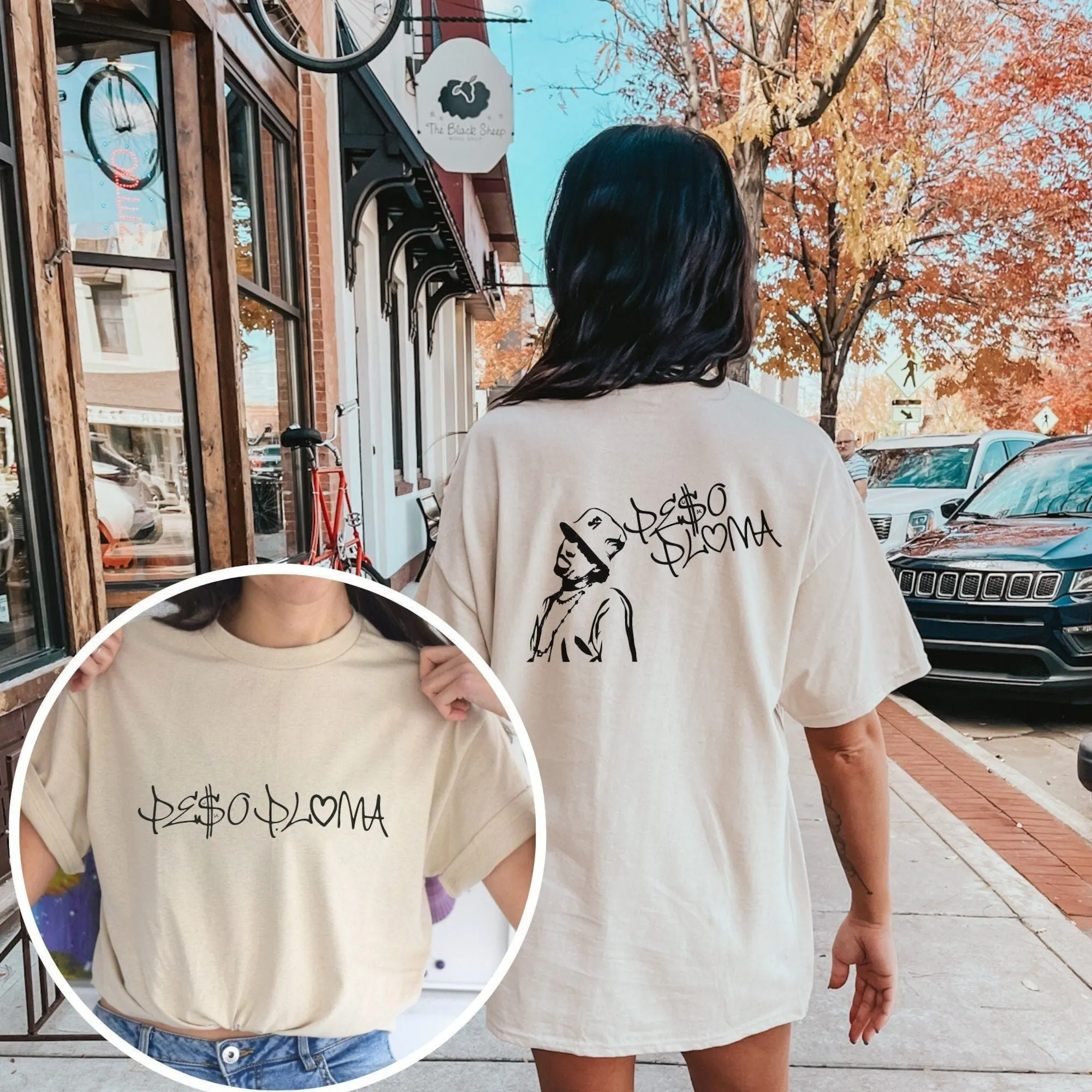 Peso Pluma T Shirt Tour Merch Signature Per Fan 2023