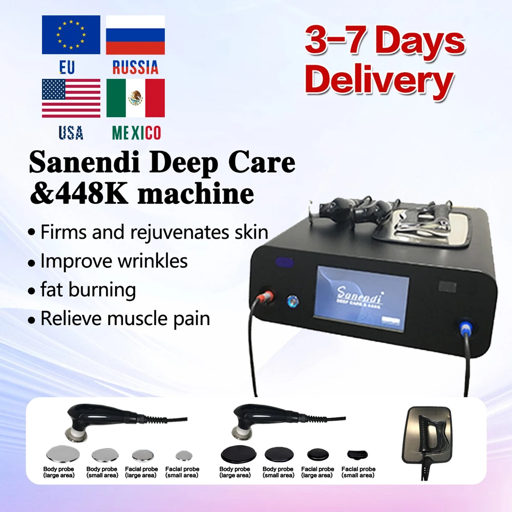 448K INDIBA  CAP RES Therapy tecar treatment machine anti diathermy radiofrequency tightening skin Overseas warehouse spot goods