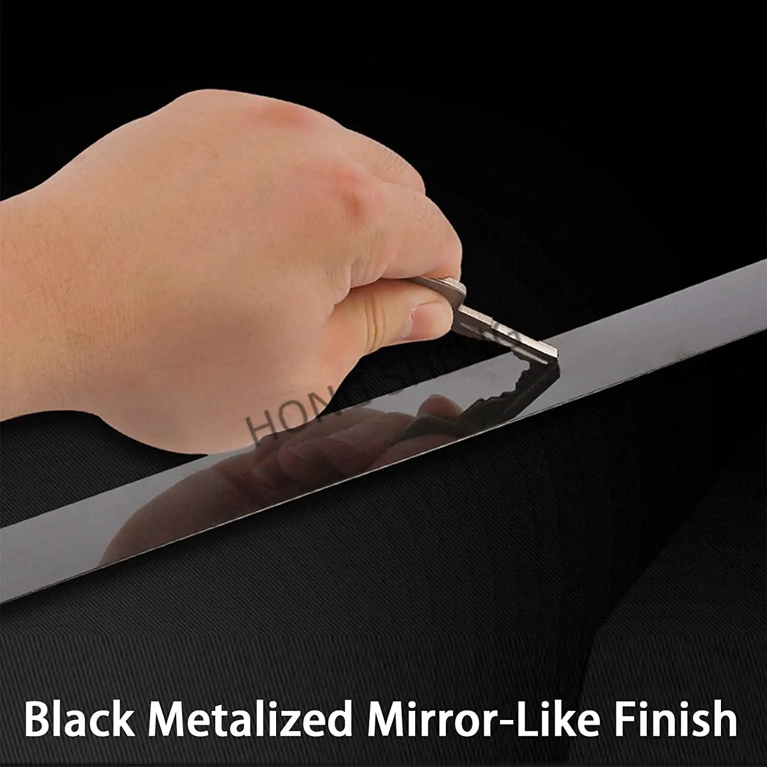 Wall sticker 5Meter 8K mirror titanium gold stainless steel flat decorative line living room background wall ceiling edge strip