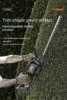 Electric Hedge Trimmer with Rechargeable Battery - Garden Pruning Tool for Tea Tree Cutting and Branch Trimming 4