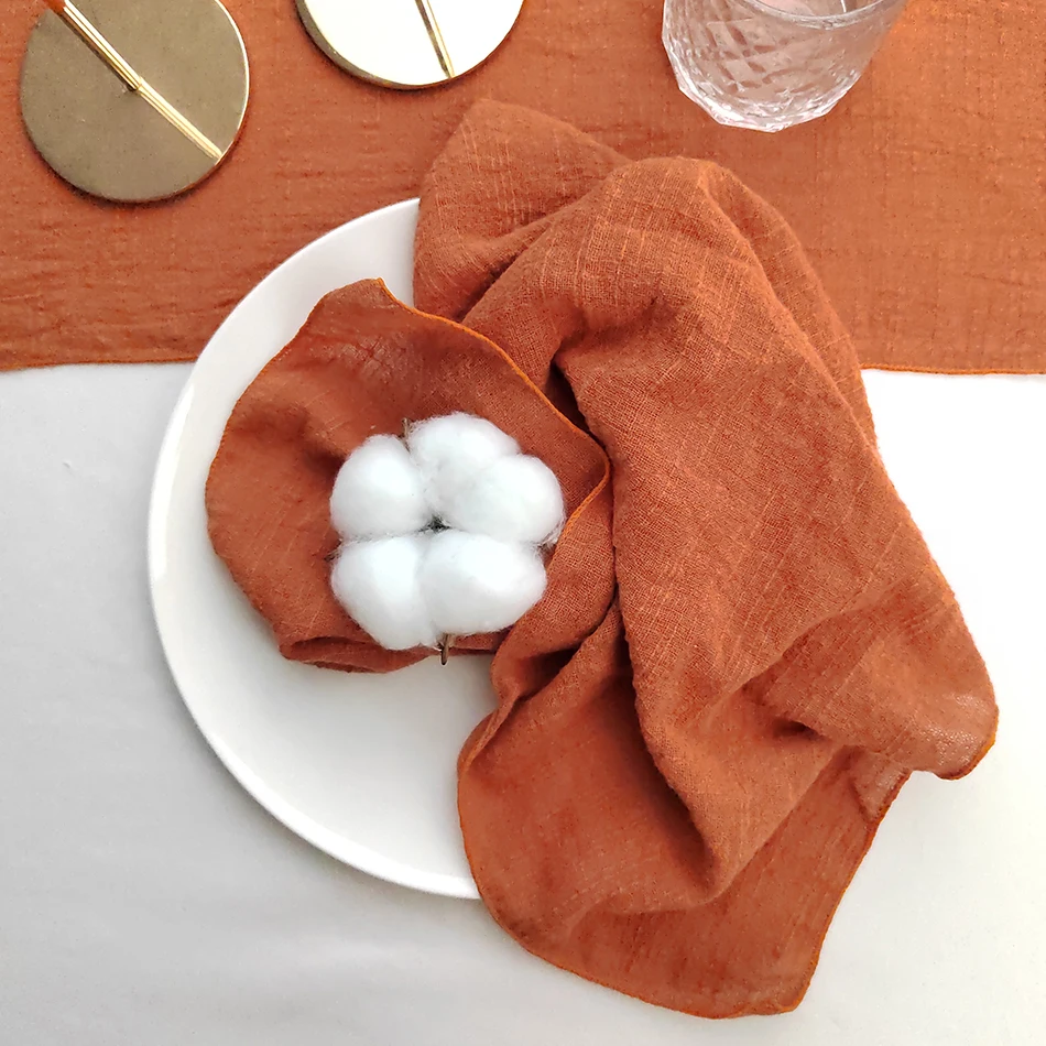 Serviettes De Table Airlaid - Couleur Melon - 40 X 40 Cm - X 800