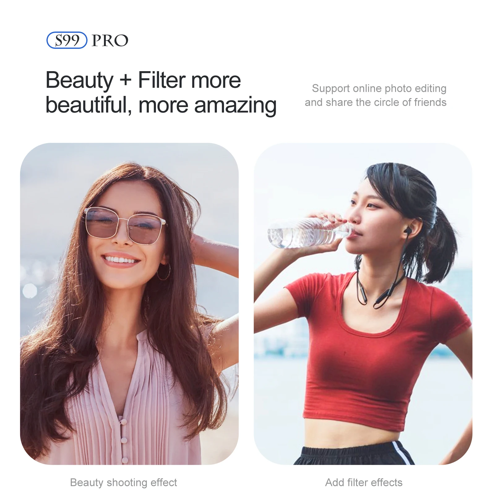 S99 Drone, s99 pro beauty filter more support online photo editing beautiful, more