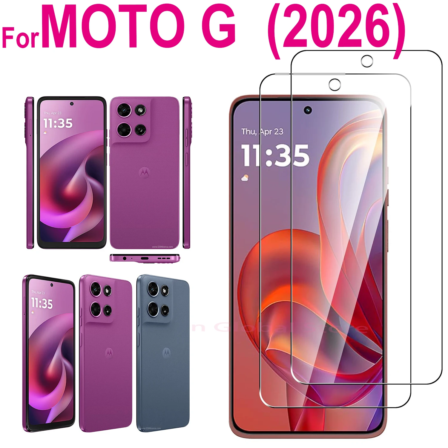 Pack of Tempered Glass Screen Protectors