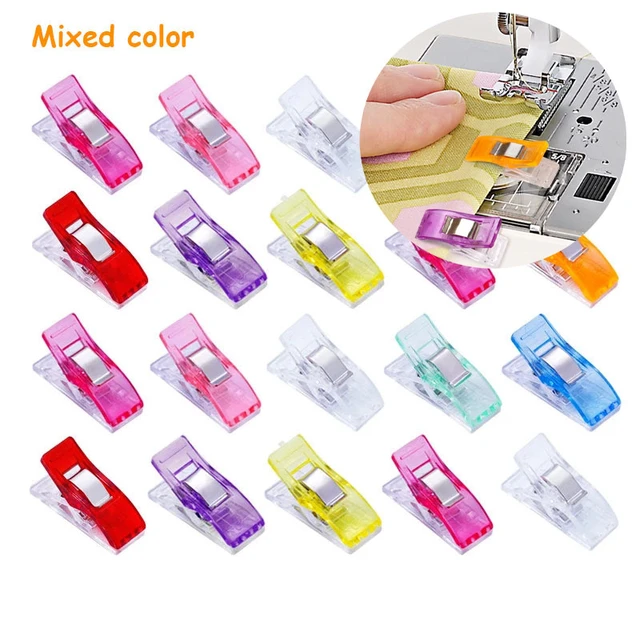 Sewing Craft Quilt Binding Plastic Clip Clamps  Clips Fabric Free Shipping  - 20pcs - Aliexpress