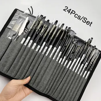 24-Piece Paint Brush Set 1