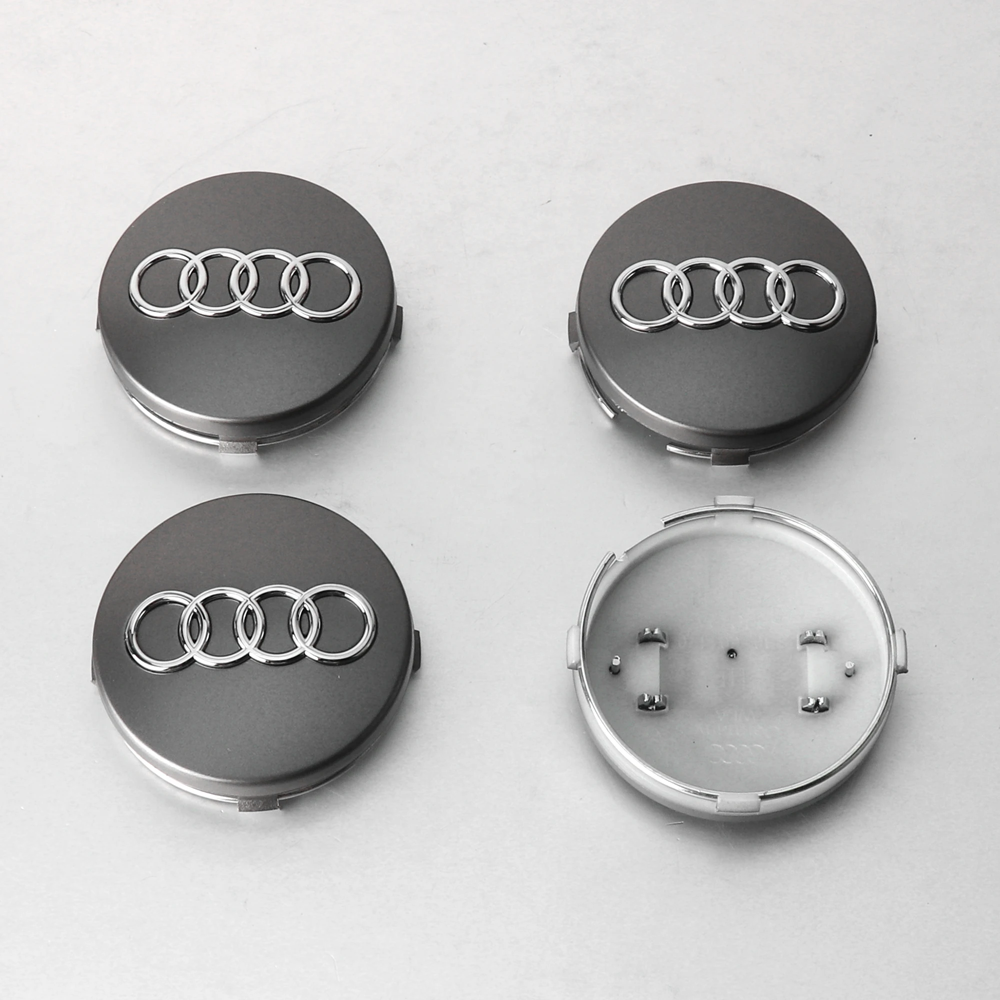 4-Piece 59mm Car Wheel Center Hub Cap Badge Cover Accessories