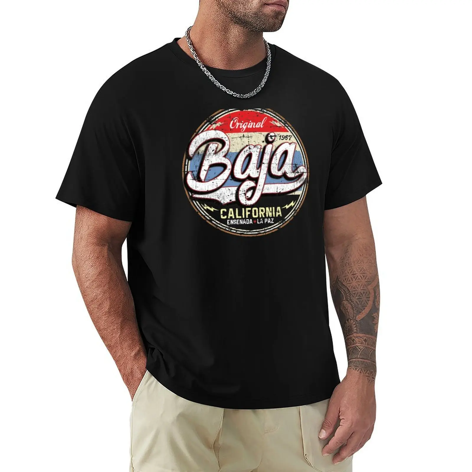 Baja California - 1000 Miles Ensenada La Paz T-Shirt funnys summer clothes anime clothes mens graphic t-shirts hip hop