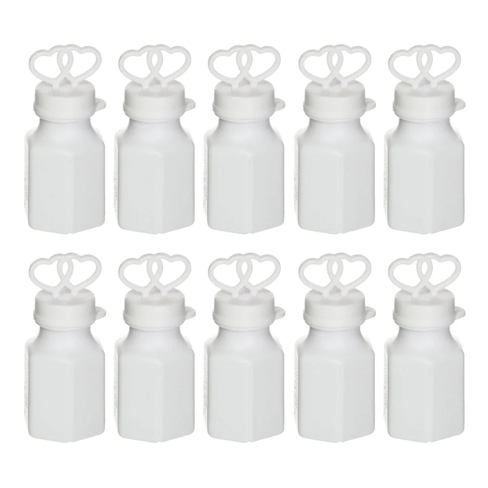 

Пустая пузырьковая бутылка с двойным сердечком, 24 шт., пузырьки для свадьбы, рождественского декора (белый)