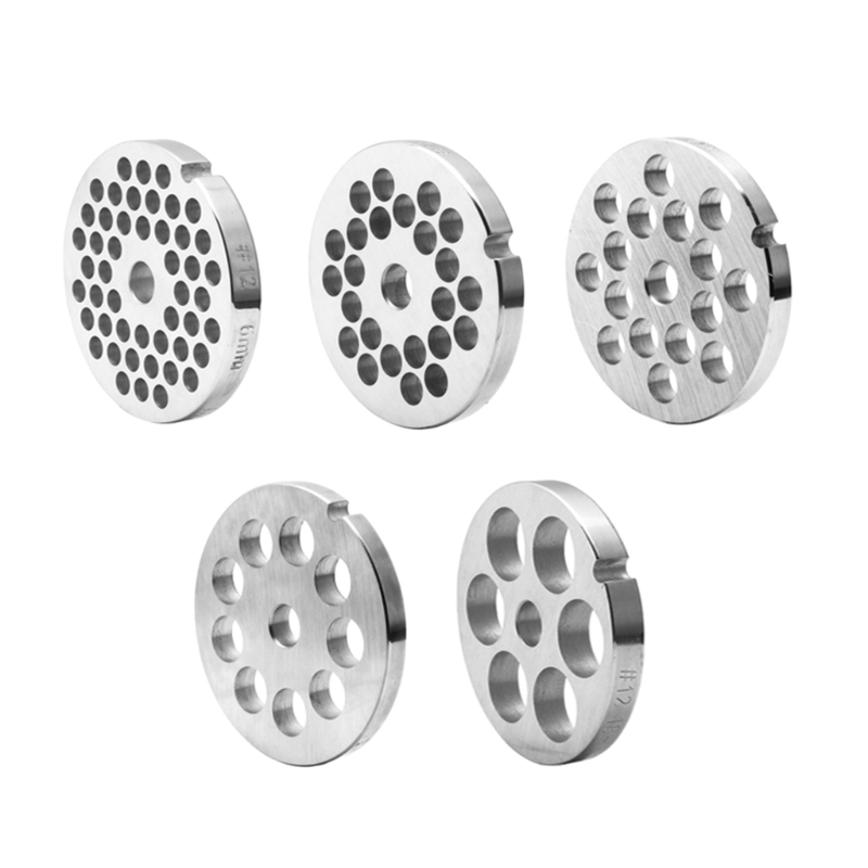 Meat Grinder Parts Meat Grinder Crusher Mincer Plate Disc Knife Grinder Blade Meat Grinder Accessory 6/8/10/12/18mm DropShipping