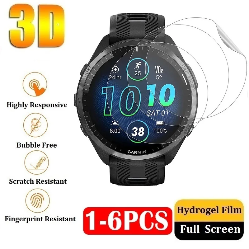 

Protector Film for Garmin Forerunner 965 955 265 255 245 Screen Protector for Garmin Forerunner 945 935 745 235 165 55 45 Film