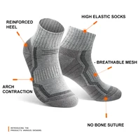 WRELS chaussettes thermiques en laine mérinos hiver chaud Ski randonnée snowboard escalade Compression chaussettes de sport chaussettes en laine mérinos épaisse 4