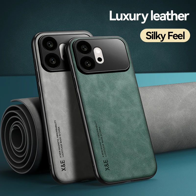 Luxury Sheepskin Magnetic Phone Case