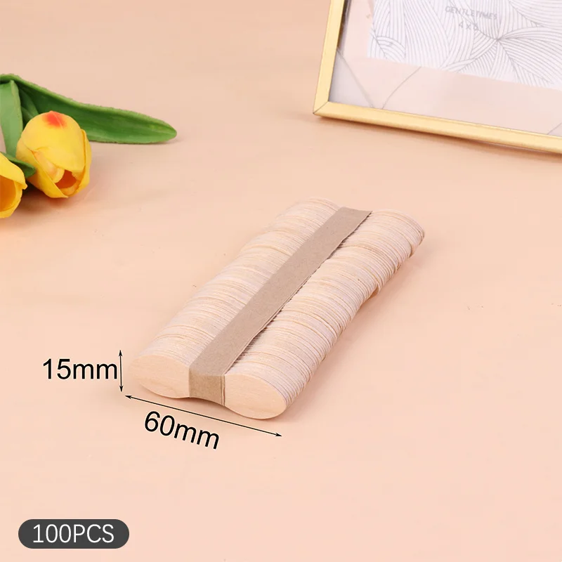 50/100PCS Wooden Body Hair Removal Sticks Wax Waxing Disposable Sticks  Woman Toiletry Wood Tongue Depressor Spatula Beauty Tools - AliExpress