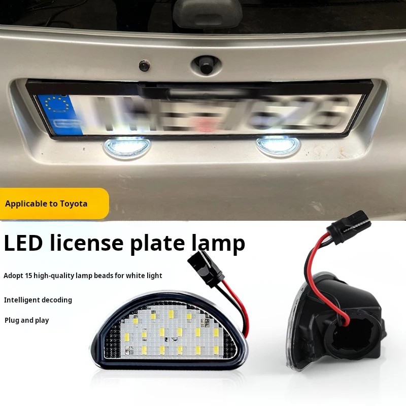 

Suitable For 2005-2014 Toyota Aygo Modified Led License Plate Light Rear License Plate Light Oem # 812700h010