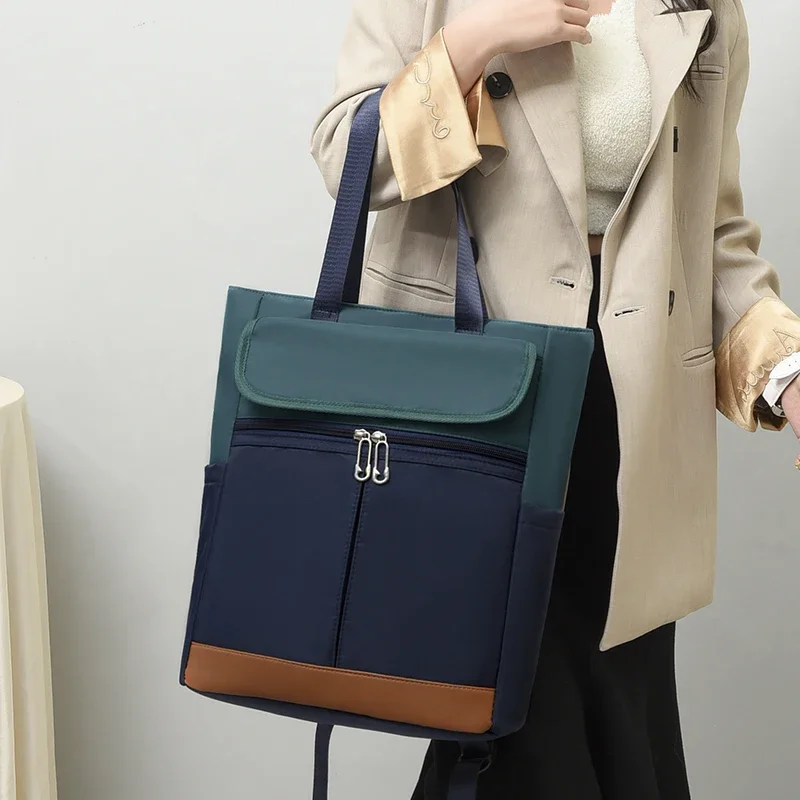 Oxford waterproof women's business backpack, fashionable female student backpack, computer bag, leisure travel bag сумка женская 5