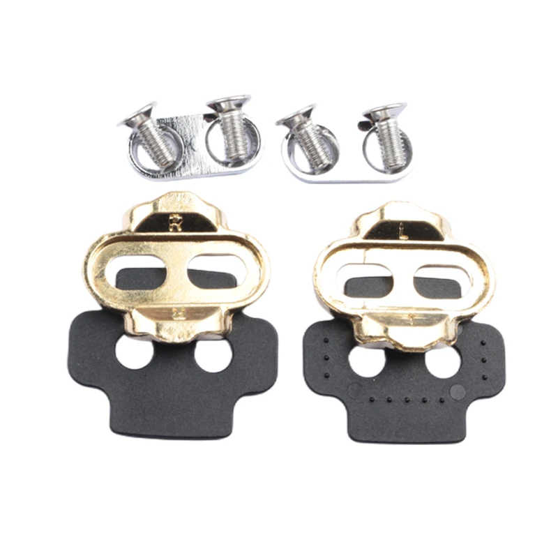 Fahrrad Cleats Adapter - SPD Konverter Für 3-Loch Rennradschuhe Zu MTB Pedalen